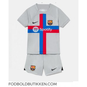 Barcelona Tredjetrøje Børn 2022-23 Kortærmet (+ Korte bukser)